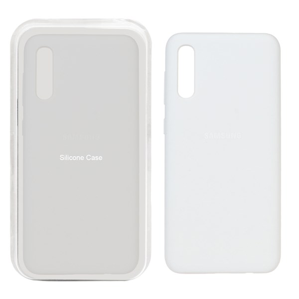 قاب سیلیکونی پاک کنی اورجینال Samsung Galaxy A50 / A50s / A30s - سفید (پک اصلی)